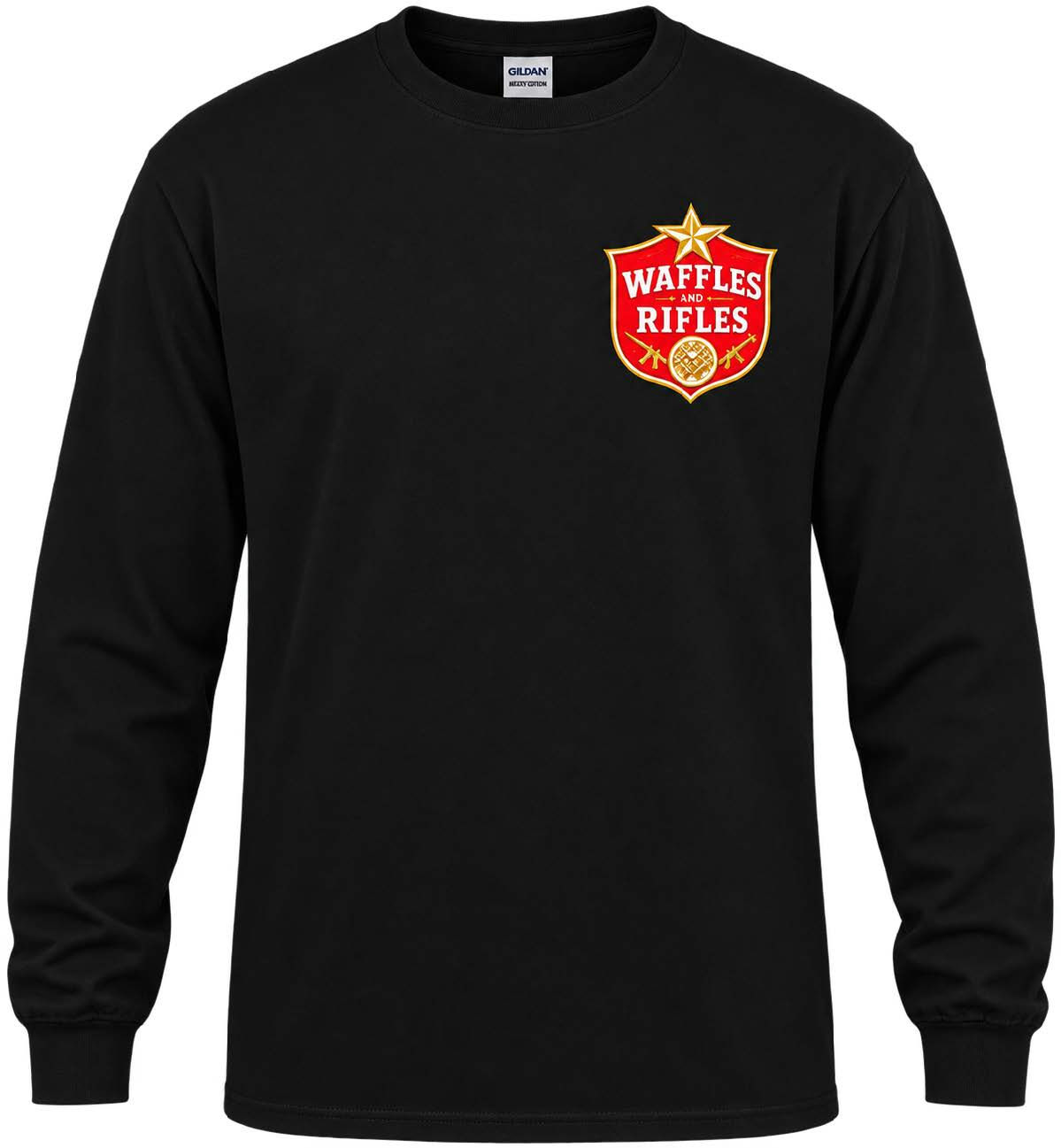Waffles and Rifles Long Sleeve Tee